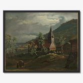 The Church at Gaupne in Sogn by Knud Baade - thumbnail_1_bf_66b0ffea1000f9bb7f31f76e